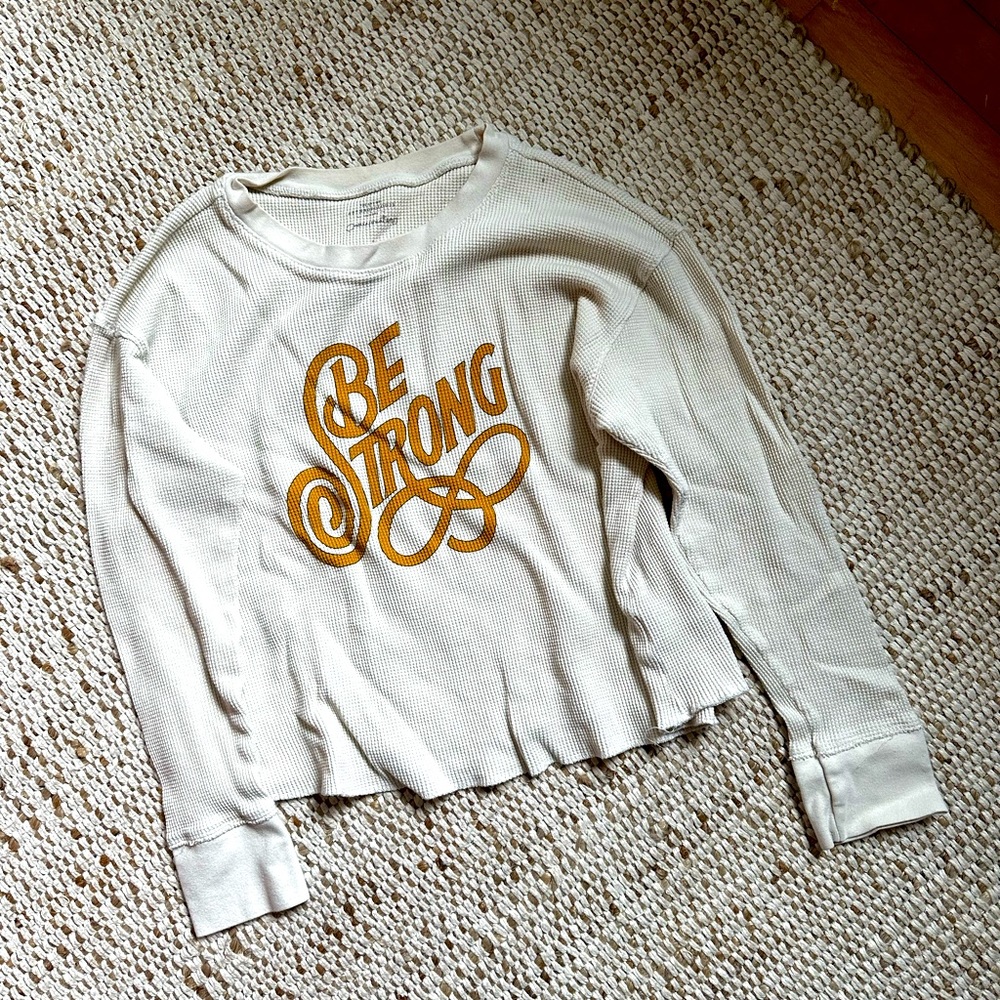 Anthropologie Nora “Be Strong” Sleep Shirt